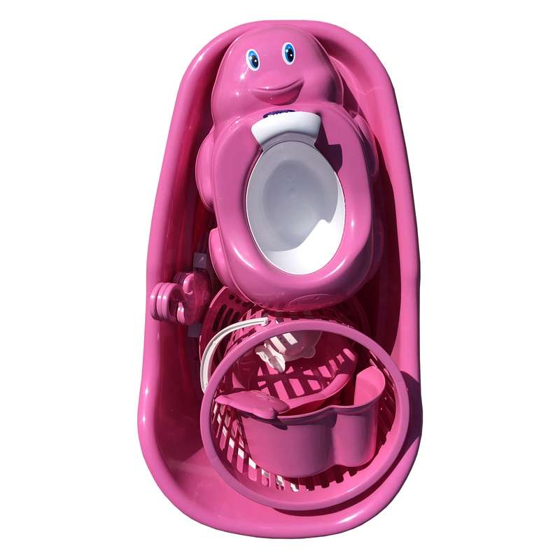 ست وان حمام کودک  مدل پاندا بسته 9 عددی