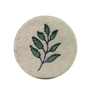 سنجاق سینه زنانه مدل Green Leaf