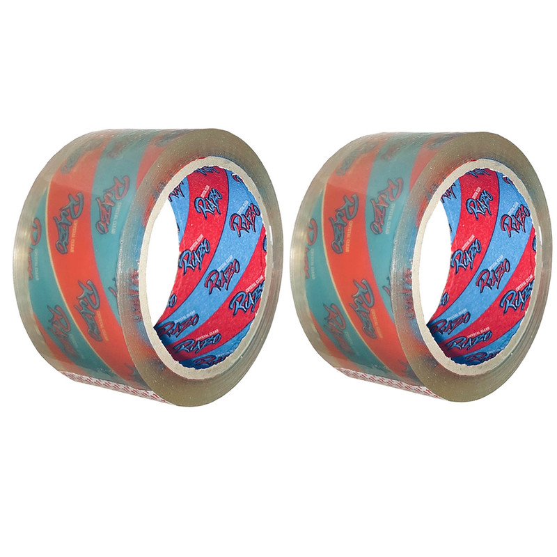 چسب پهن رابو مدل Red Blue2 عرض 5 سانتی متر بسته 2 عددی