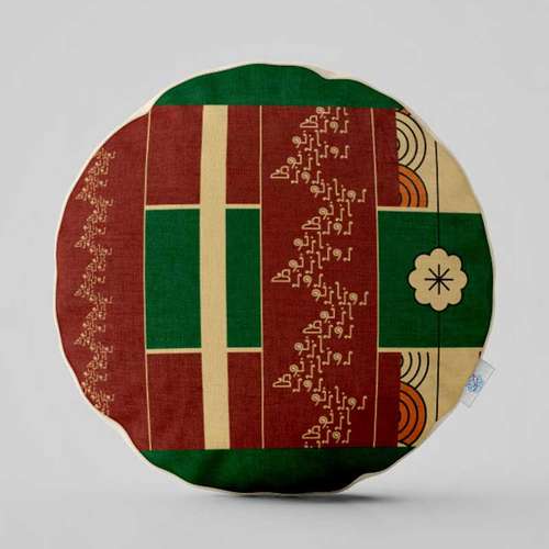 کوسن شمسه نگار مدل دایره سنتی کد B118