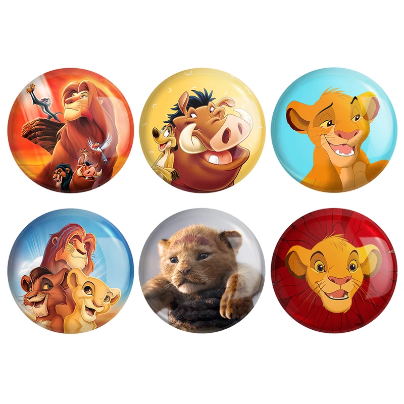 مگنت خندالو مدل شیرشاه The Lion King کد 392B مجموعه 6 عددی