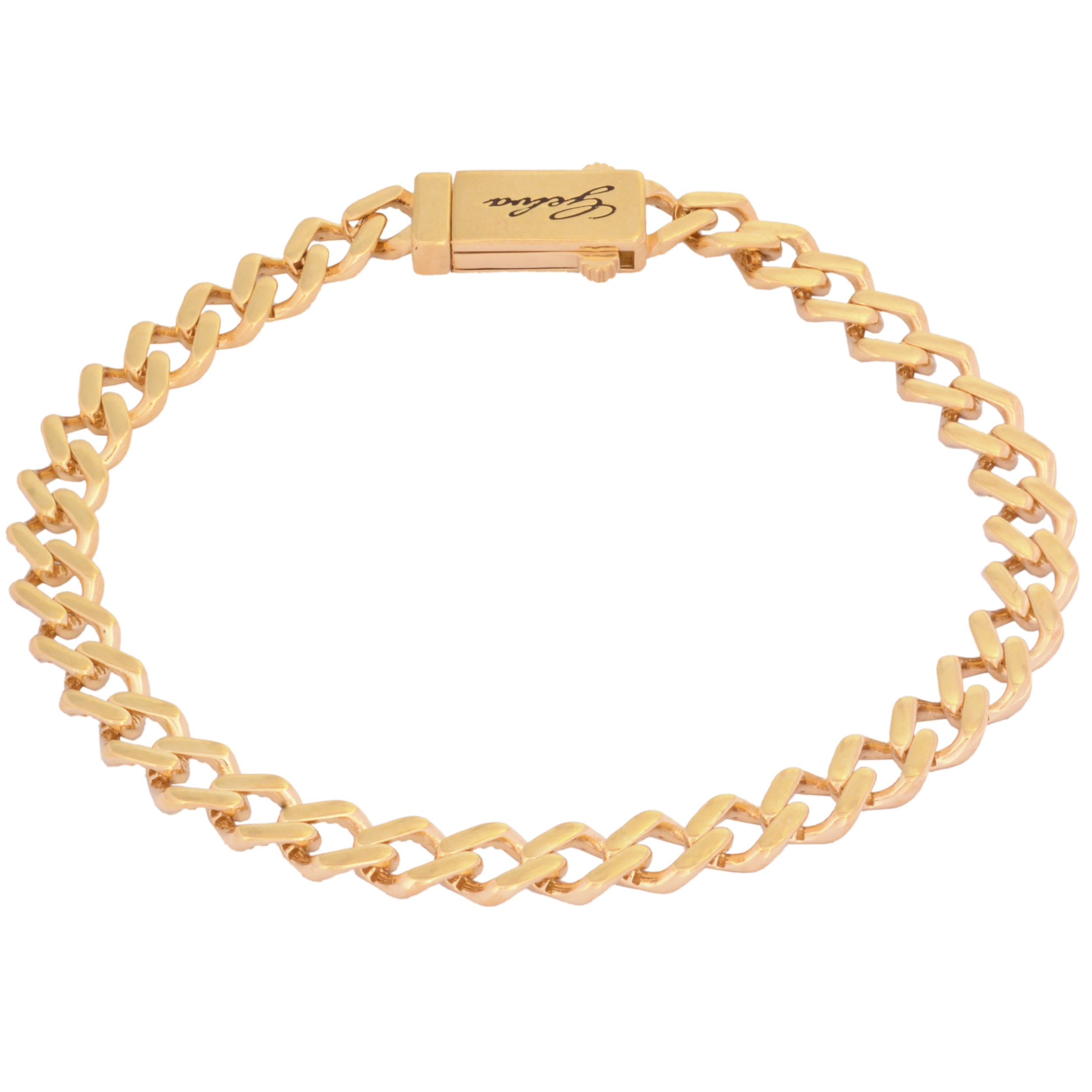 دستبند طلا 18 عیار زنانه طلای مستجابی مدل جلوا  کد 19