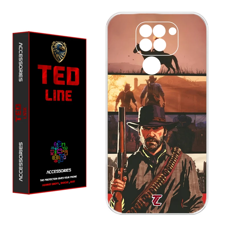 کاور تدلاین طرح رد دد ریدمپشن کد 1201 مناسب برای گوشی موبایل شیائومی Redmi Note 9
