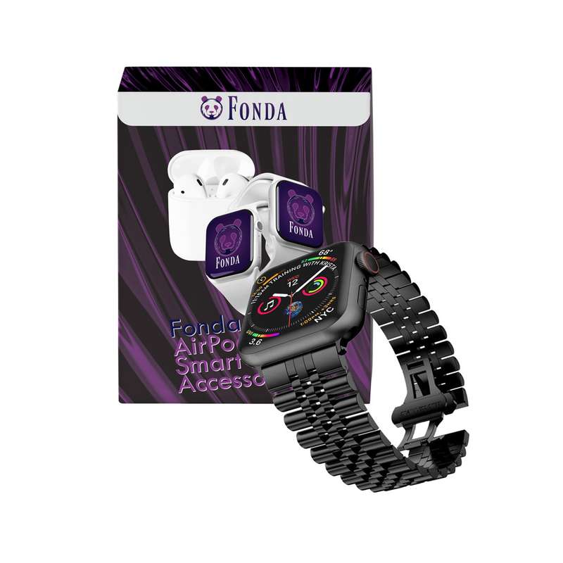 بند فوندا مدل longines مناسب برای اپل واچ 45 میلیمتری