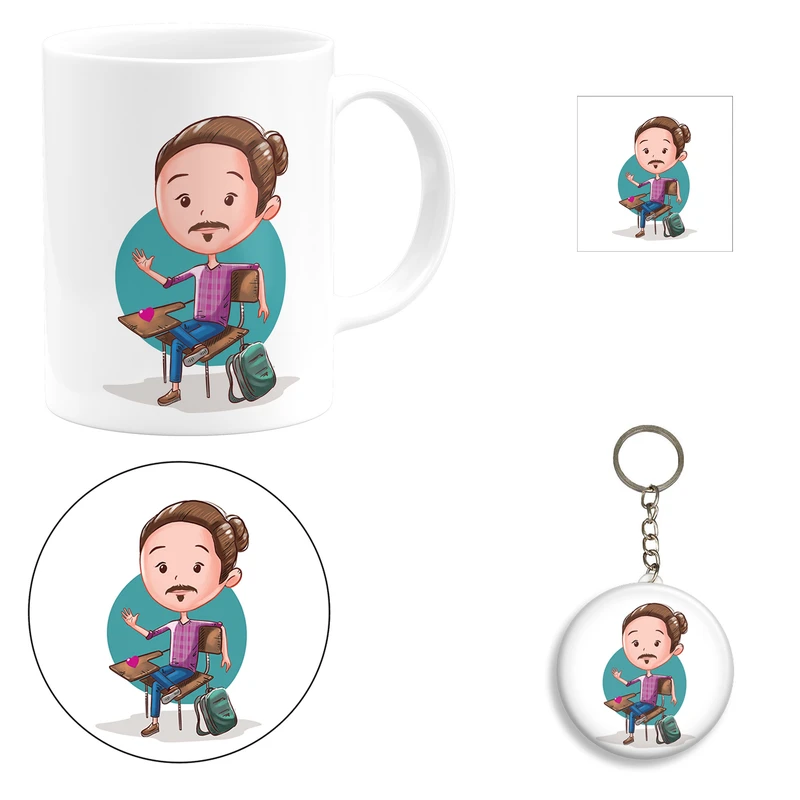 ست هدیه ماگ طرح روز دانشجو کد 1