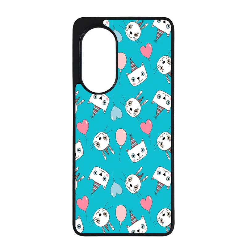 کاور گالری وبفر طرح گربه مناسب برای گوشی موبایل هوآوی nova 9 se