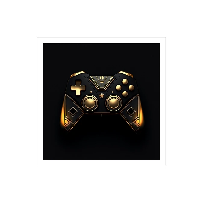 تابلو نوری بکلیت طرح گیمینگ و دسته کنسول بازی مدل W-MID-20600