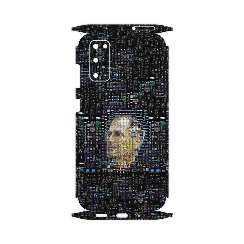 برچسب پوششی ماهوت مدل Collage of Steve Jobs 2-FullSkin مناسب برای گوشی موبایل سامسونگ Galaxy S20