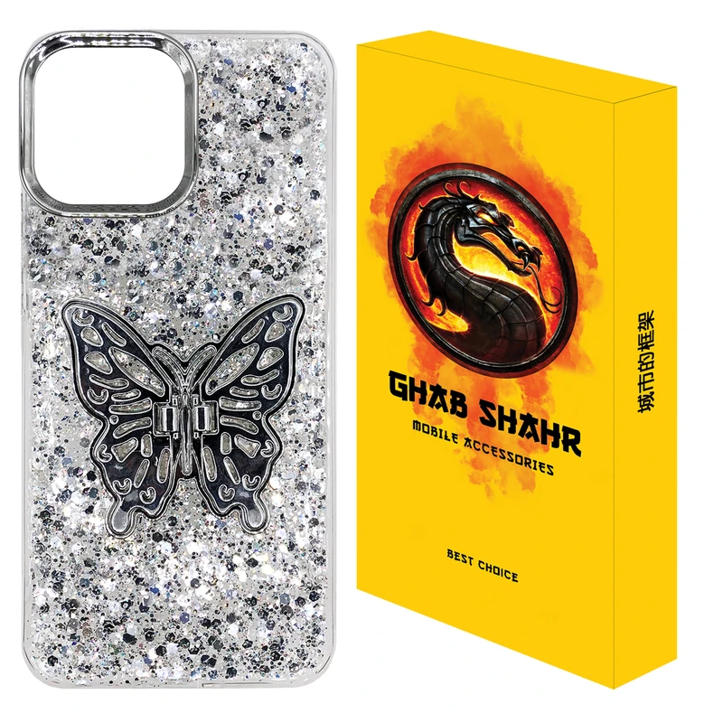 کاور قاب شهر مدل پروانه مناسب برای گوشی موبایل اپل iPhone 13 Pro