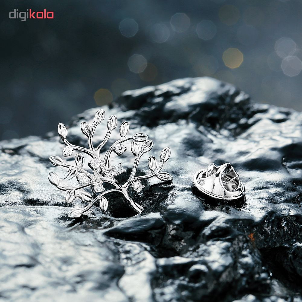 گل سینه گالری شمرون طرح درخت مدل BRC082S0 گل سینه گالری شمرون طرح درخت مدل BRC082S0