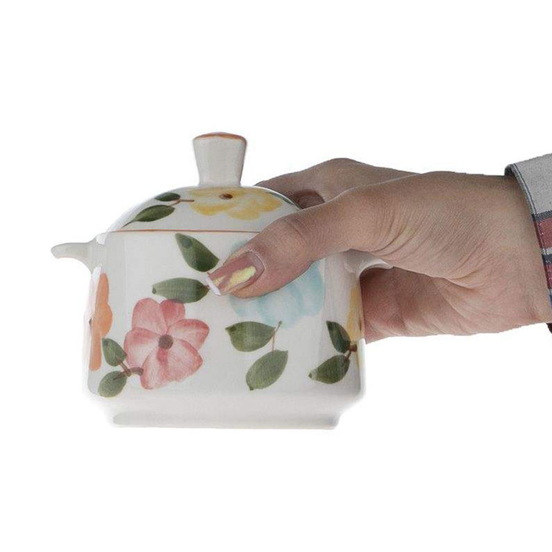 سرویس چای خوری 8 پارچه طرح بهار گل ها