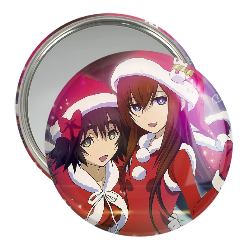 آینه جیبی خندالو مدل کوریسو ماکیسه و مایوری انیمه اشتاینز گیت  کد 17509