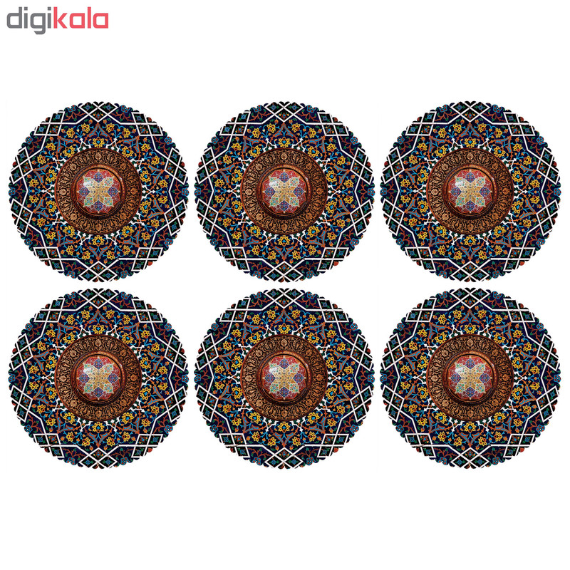 زیربشقابی مدل U2-42413 بسته 6 عددی