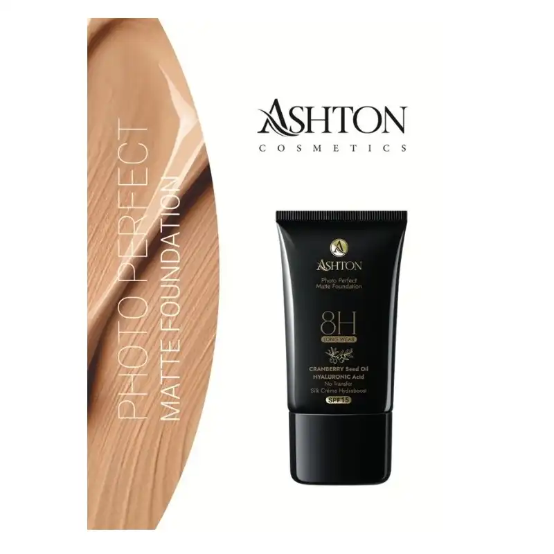 کرم پودر اشتون مدل روغن دانه کرنبری شماره TF 25 حجم 30 میلی لیتر