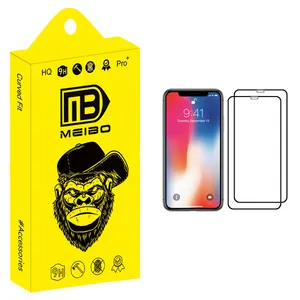 MEIBO +MHD Screen Protector For Apple iPhone X Pack Of 2