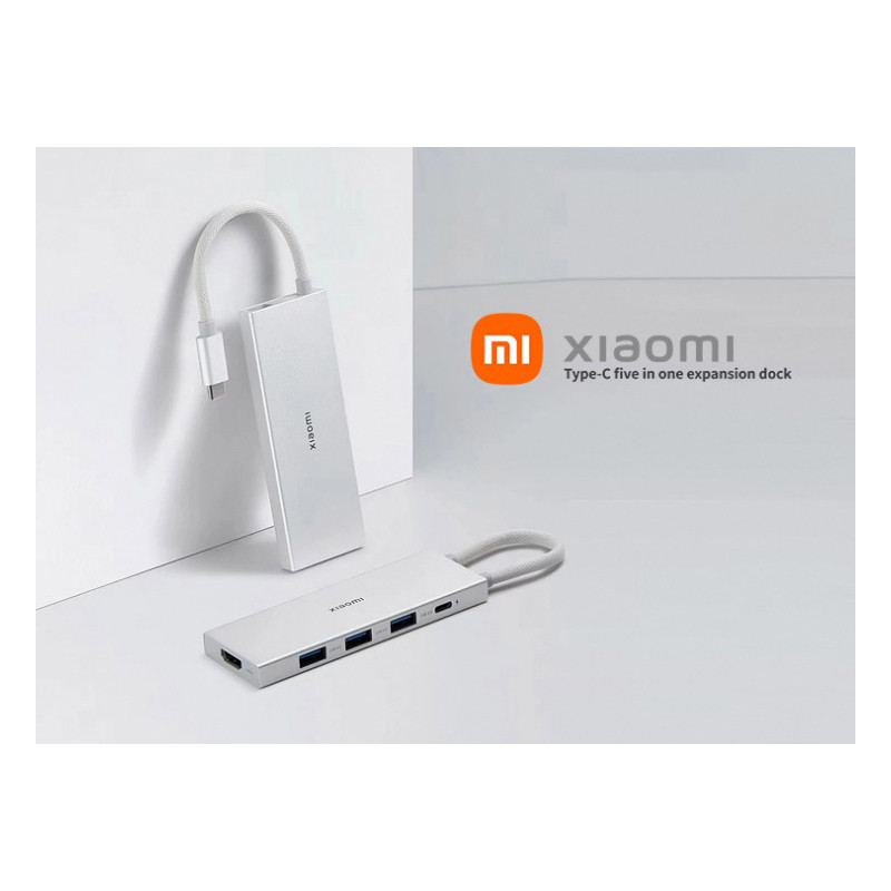 هاب 5 پورت USB-C شیائومی مدل XDMS05YM
