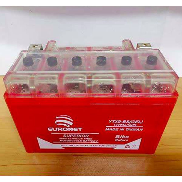باتری موتورسیکلت یورونت مدل BIKE12V9
