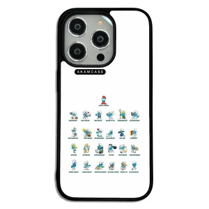 AKAM AMC-WA14PRO-SMURFS-3 Cover For Apple iPhone 14 Pro