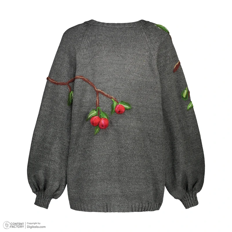 عکس شماره 5 : ژاکت زنانه گره استایل مدل گوشواره گیلاس