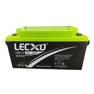 باتری UPS با ولتاژ 12 ولت و شدت جریان 65 آمپرساعت مدل LX6512