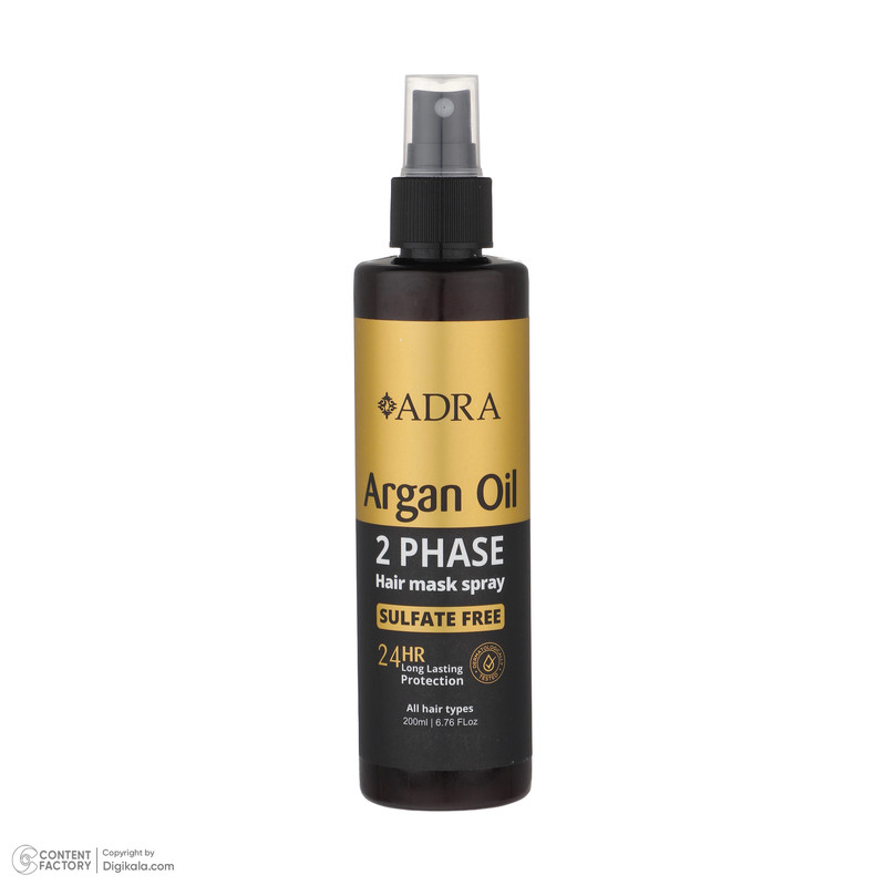 اسپری دو فاز مو آدرا مدل آرگان حجم 200 میلی لیتر