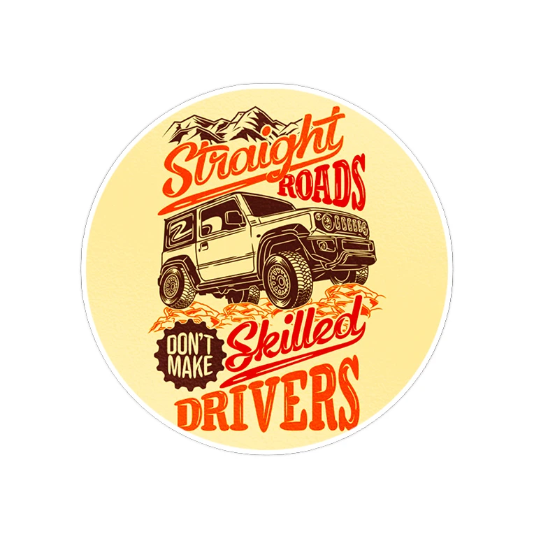 استیکر لپ تاپ ماسا دیزاین طرح OFF ROAD مدل STK966