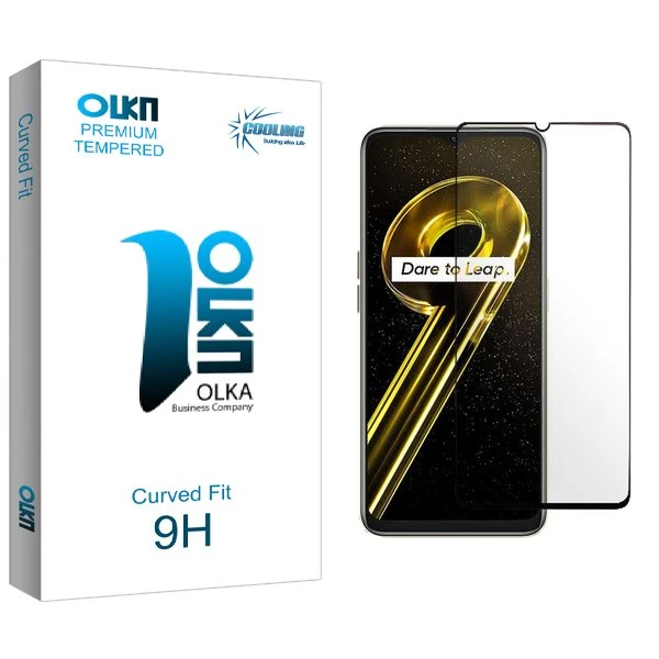 محافظ صفحه نمایش شیشه ای کولینگ مدل Olka مناسب برای گوشی موبایل ریلمی 9i 5G