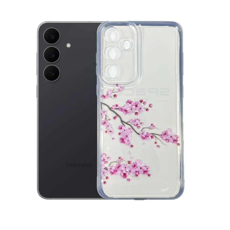 کاور طرح شکوفه گیلاس مناسب برای گوشی موبایل سامسونگ Galaxy S23 FE