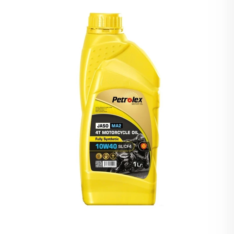 روغن موتور سیکلت تمام سنتتیک پترولکس مدل SL 10W-40 حجم 1 لیتر