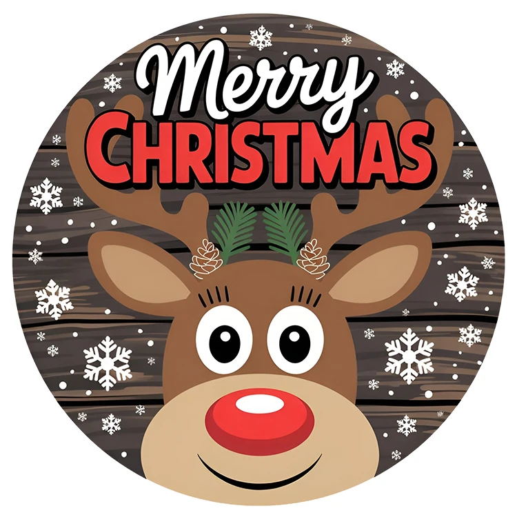 استیکر پارچه و لباس پاد آفرین مدل کریسمس کد DKST745