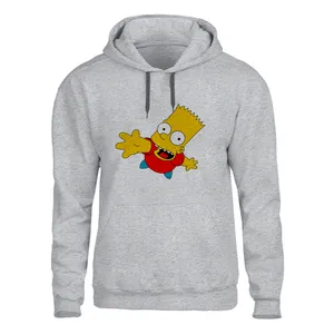 هودی مردانه مدل سیمسون پسر کد Z 25 رنگ طوسی