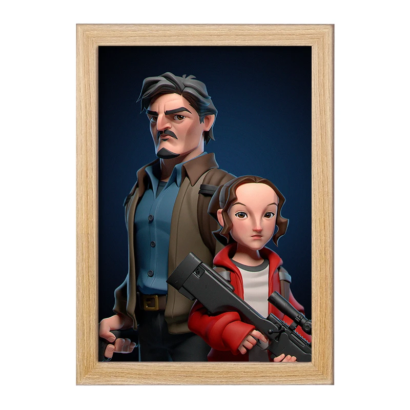 تابلو خندالو مدل لست آف آس (The Last Of Us) کد F879