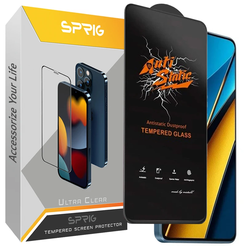 محافظ صفحه نمایش اسپریگ مدل Antistatic_Glass مناسب برای گوشی موبایل سامسونگ Galaxy A11 / M11