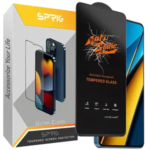 Sprig Antistatic_Glass Screen Protector For Xiaomi Redmi Note 9 / 9 5G / 9T 5G / Redmi 10X 4G