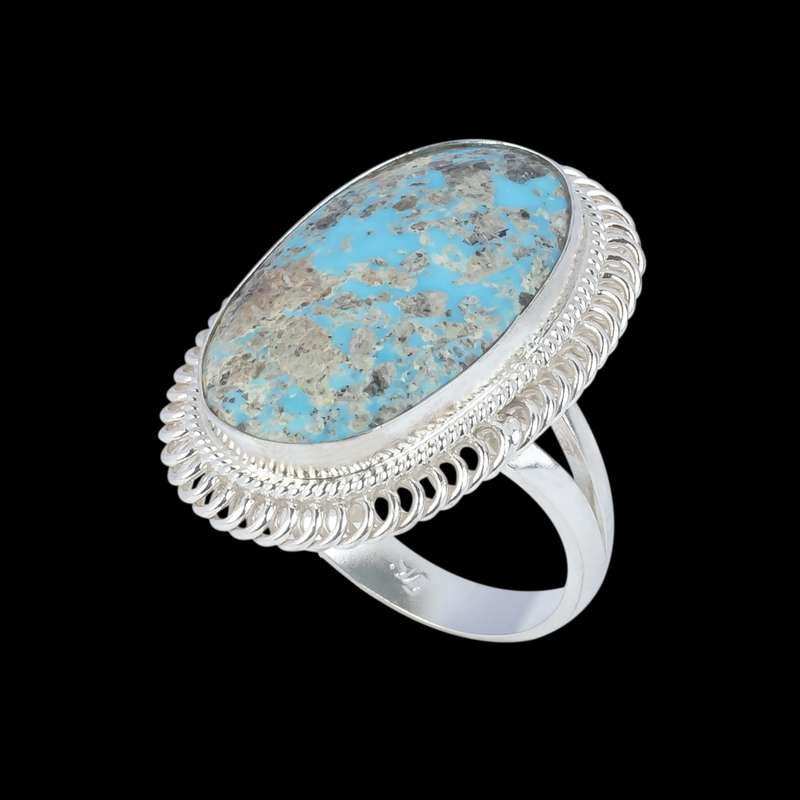 انگشتر نقره زنانه مدل تابیده کد NG5017