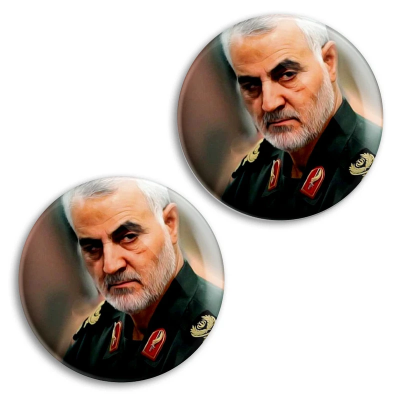 مگنت پرمانه طرح حاج قاسم سلیمانی کد pmag2.26948 مجموعه 2 عددی