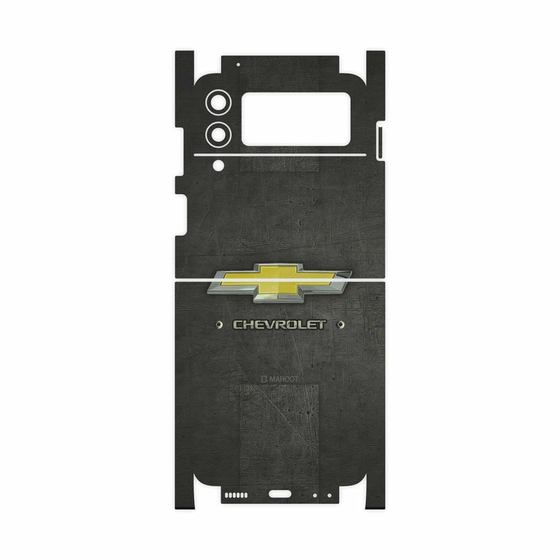 برچسب پوششی ماهوت مدل CHEVROLET-Logo-FullSkin مناسب برای گوشی موبایل سامسونگ Galaxy Z Flip3 5G