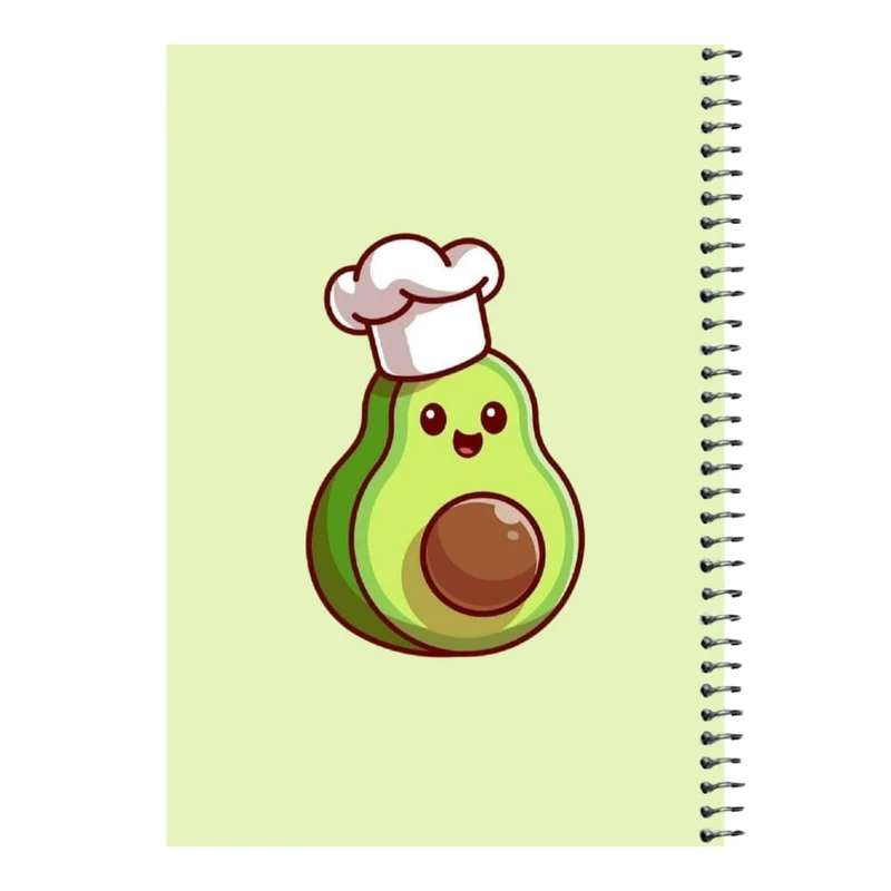 دفتر مشق 80 برگ اس جی مدل آووکادو آشپز   