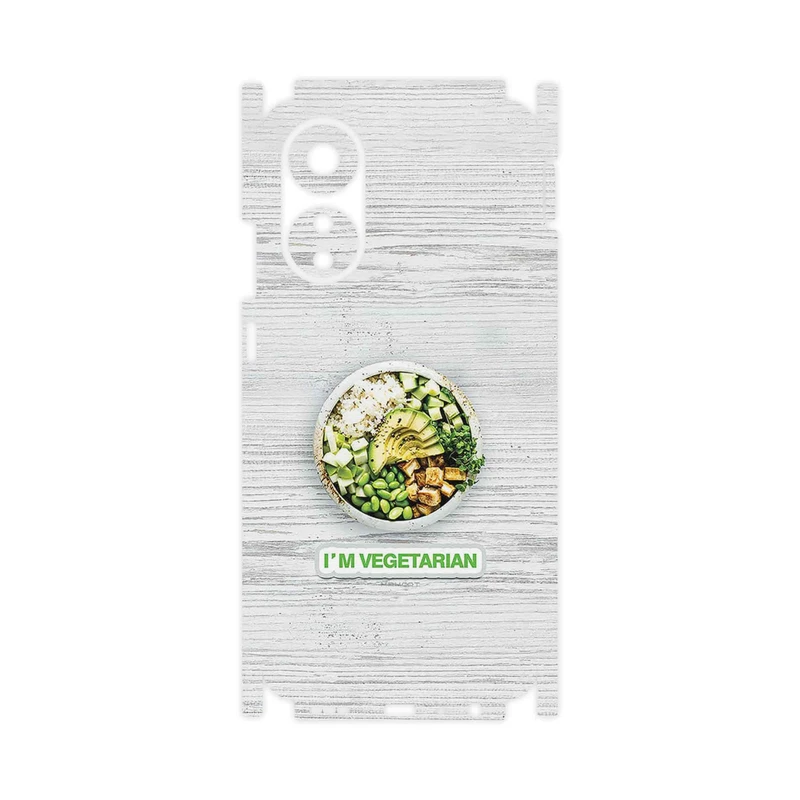 برچسب پوششی ماهوت مدل Im_vegetarian-FullSkin مناسب برای گوشی موبایل اپو A78 4G
