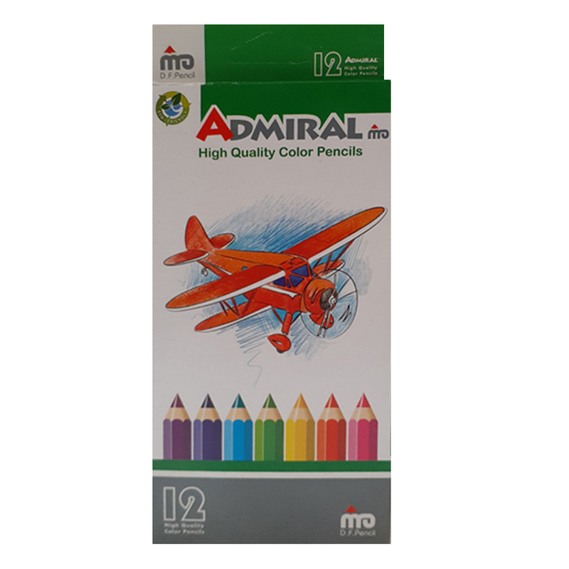 مداد رنگی 12 رنگ مدل آدمیرال کد m07257