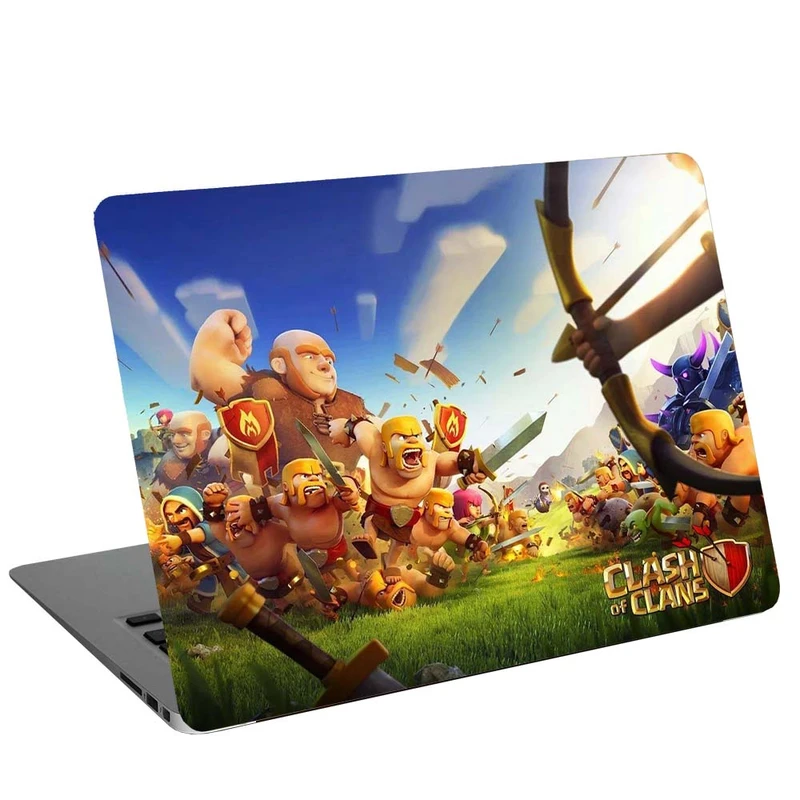 استیکر لپ تاپ طرح clash of clans کد G-1010 مناسب برای لپ تاپ 15.6 اینچ 