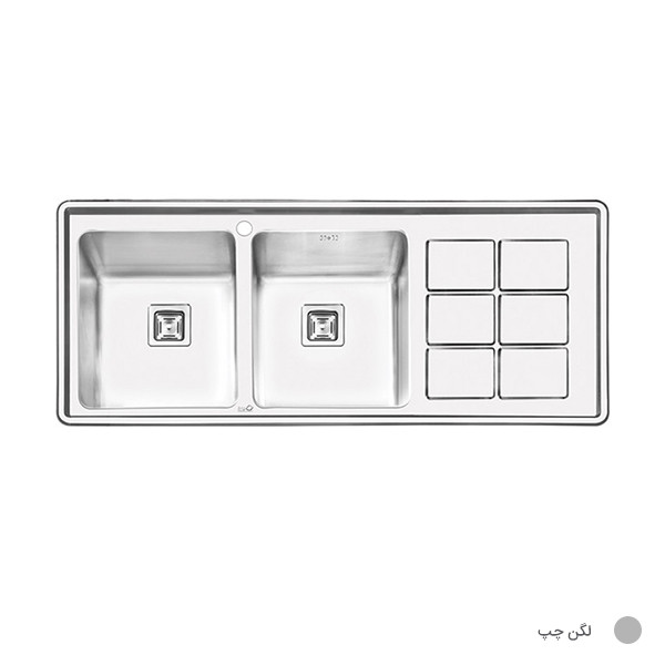 سینک ظرفشویی ایلیا استیل مدل 2064 توکار