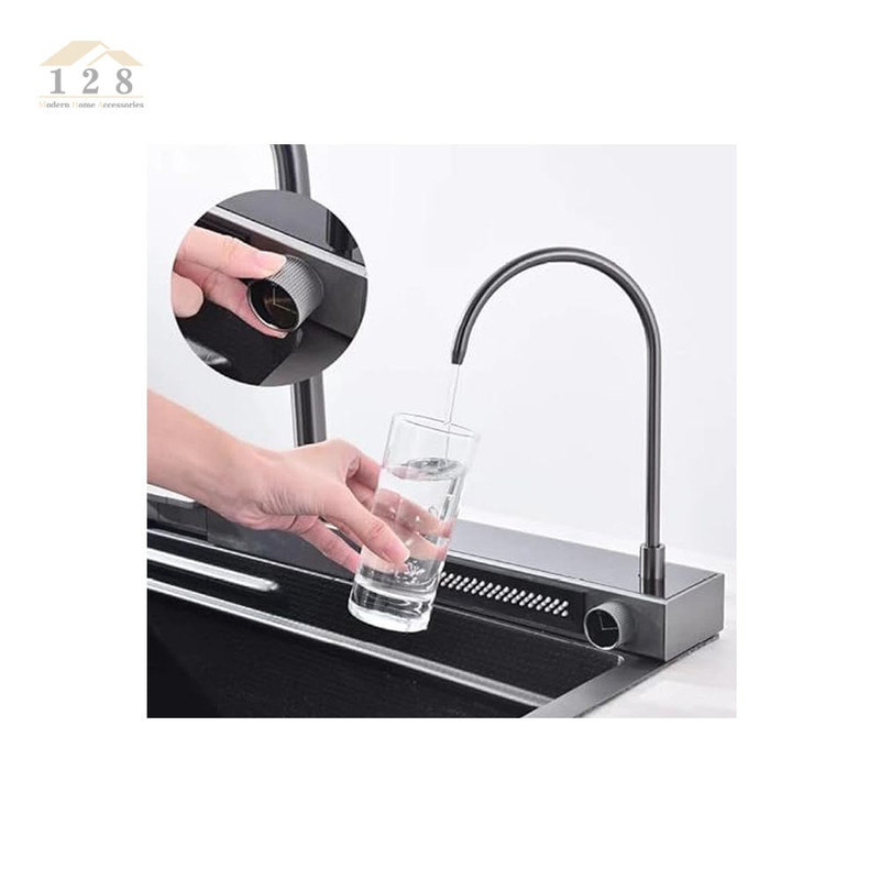 سینک ظرفشویی استیل مدل پیانویی 3 کلید توکار