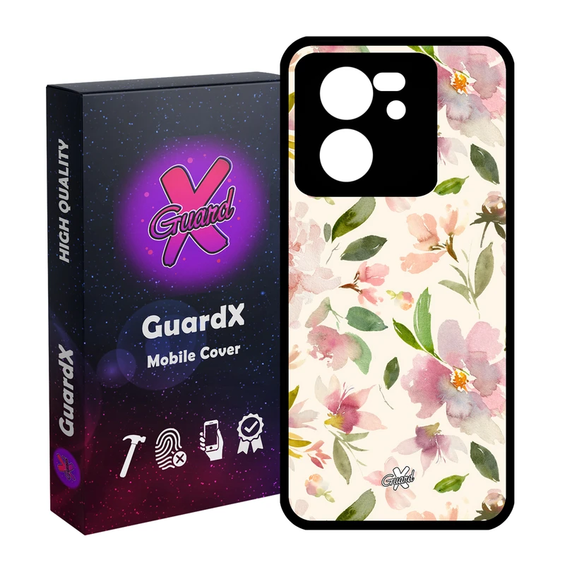کاور گارد ایکس طرح گل مدل Glass10579 مناسب برای گوشی موبایل شیائومی 13T/13T Pro/Redmi K60 Ultra