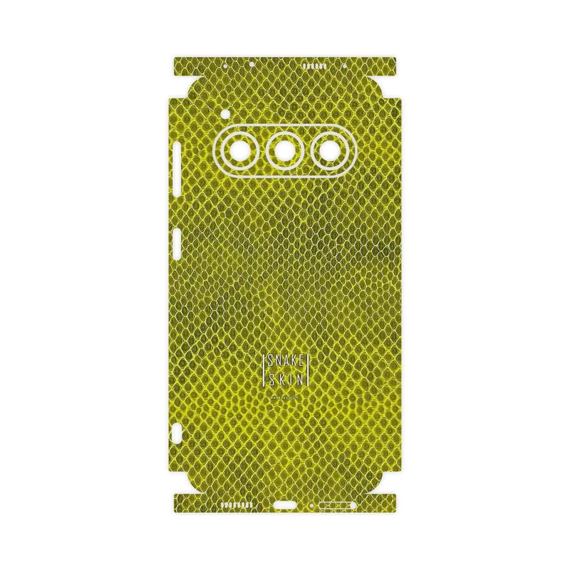 برچسب پوششی ماهوت مدل Yellow Snake Skin-FullSkin مناسب برای گوشی موبایل داریا Bond II 5G