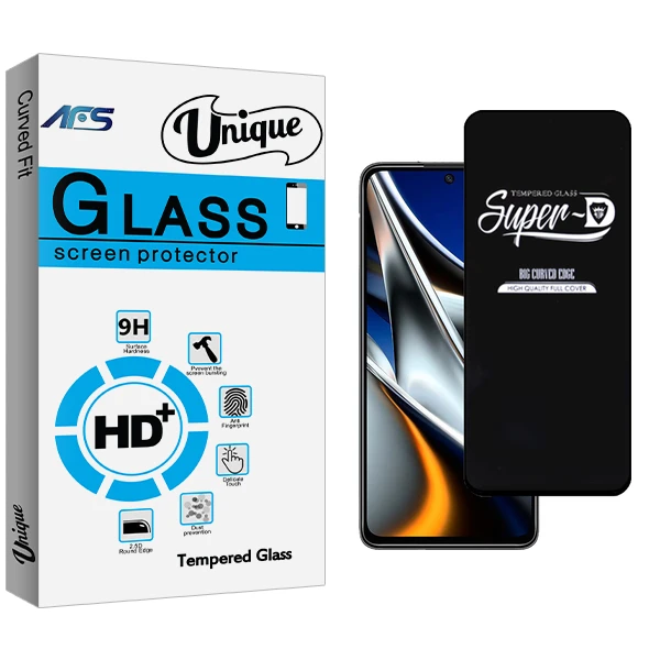 محافظ صفحه نمایش شیشه ای ای اف اس مدل Unique Glass SuperD مناسب برای گوشی موبایل شیائومی Poco X4 Pro 5G 2201116PG