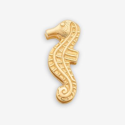 آویز گردنبند طلا 18 عیار زنانه گالری طلای مهرسین طرح اسب دریایی