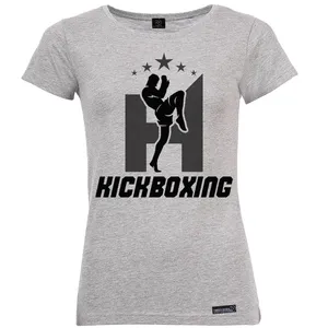 تی شرت آستین کوتاه زنانه 27 مدل Kickboxing کد MH883