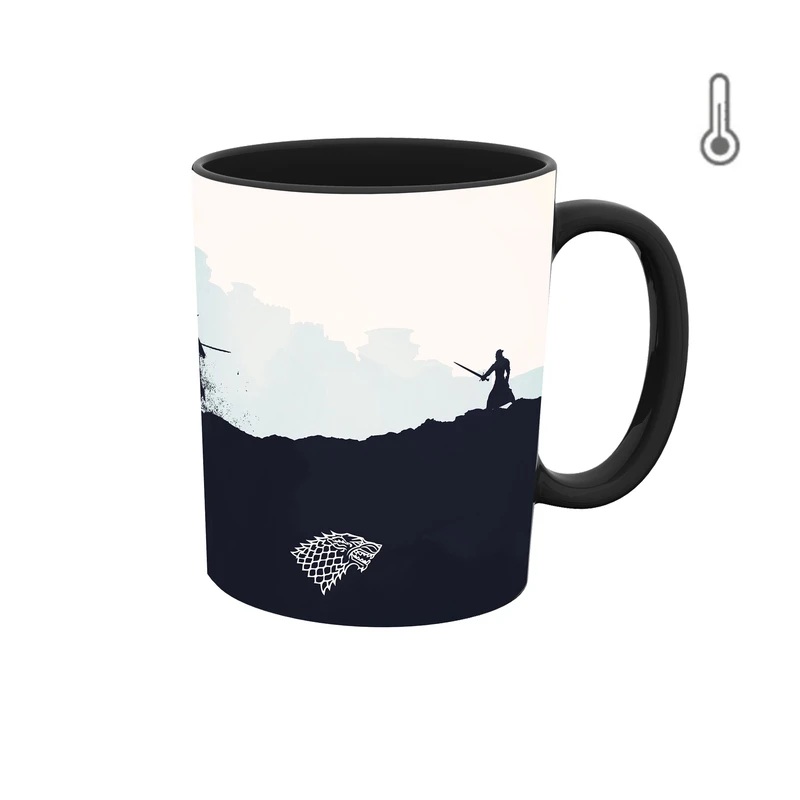 ماگ حرارتی طرح سریال گیم اف ترونز جان اسنو GOT