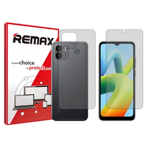 Remax brand shockproof Matte screen protector glass for Xiaomi Redmi A1 Plus along with the back protector